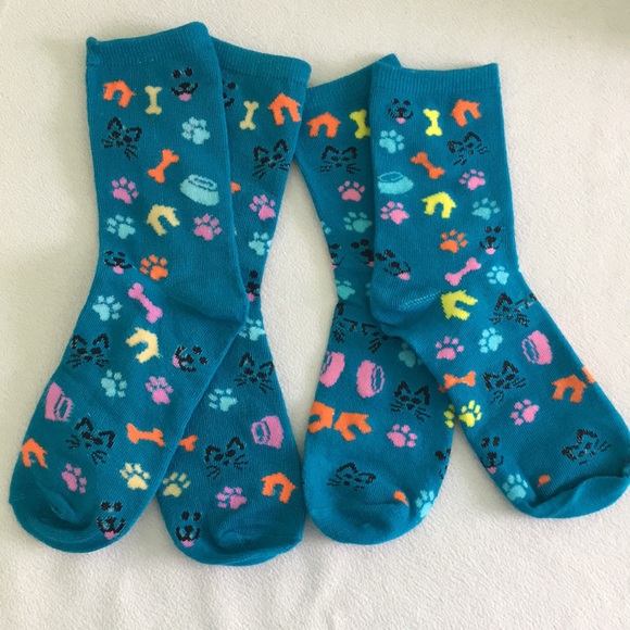 🆓 Free with Purchase: Two Pairs Cat and Dog Socks - Picture 3 of 5